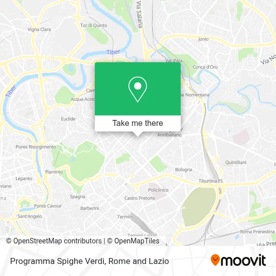 Programma Spighe Verdi map