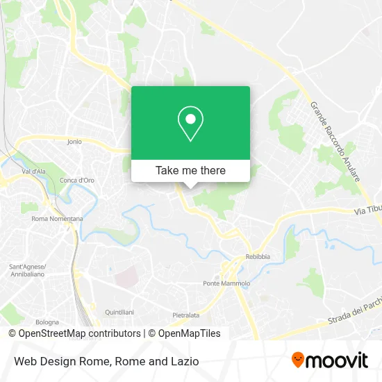 Web Design Rome map