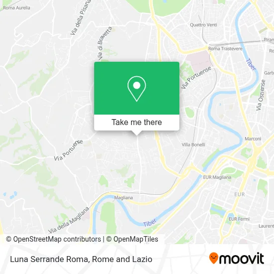 Luna Serrande Roma map