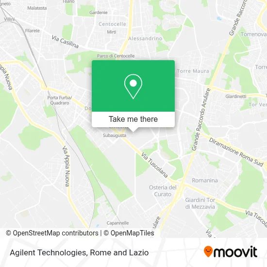 Agilent Technologies map
