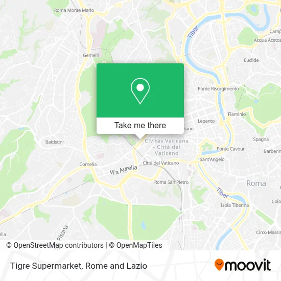 Tigre Supermarket map