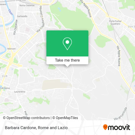 Barbara Cardone map