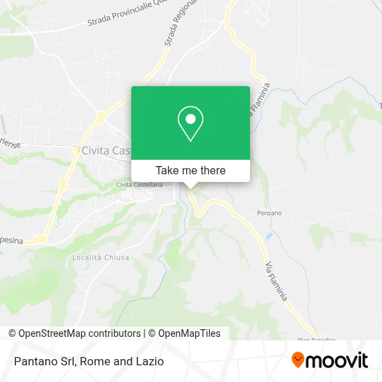 Pantano Srl map