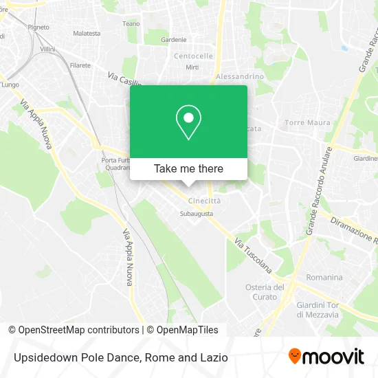 Upsidedown Pole Dance map