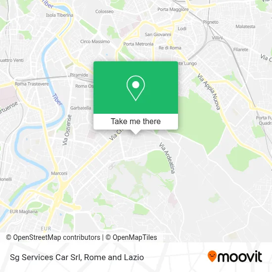 Sg Services Car Srl map