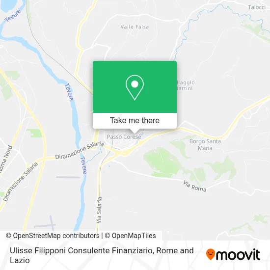 Ulisse Filipponi Consulente Finanziario map