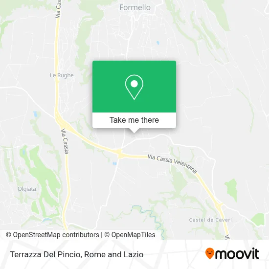 Terrazza Del Pincio map