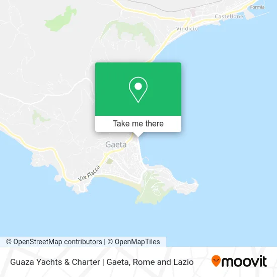 Guaza Yachts & Charter | Gaeta map