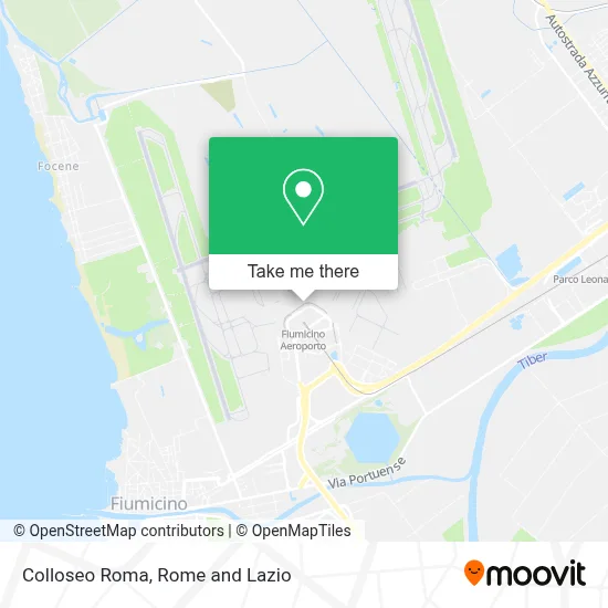 Colloseo Roma map