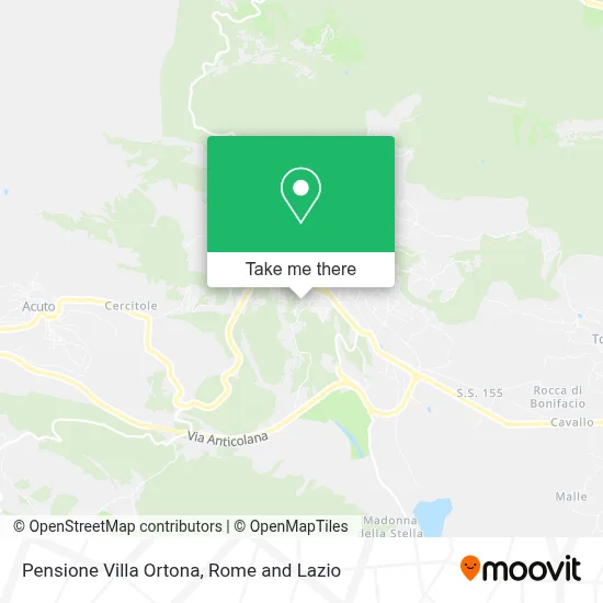 Pensione Villa Ortona map