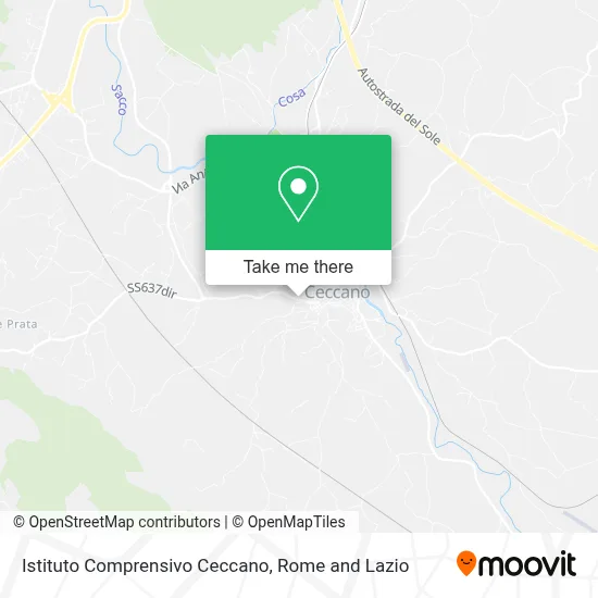 Istituto Comprensivo Ceccano map