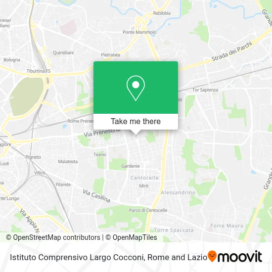 Istituto Comprensivo Largo Cocconi map