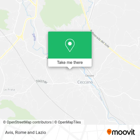 Avis map