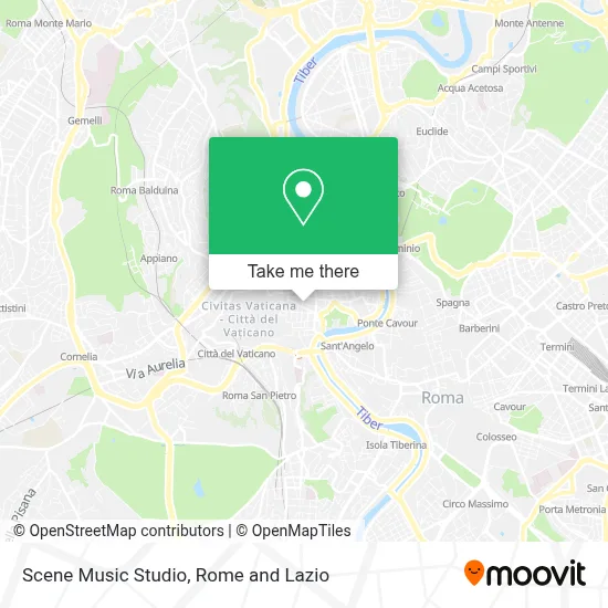 Scene Music Studio map