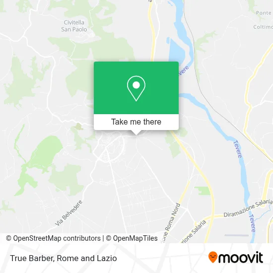 True Barber map