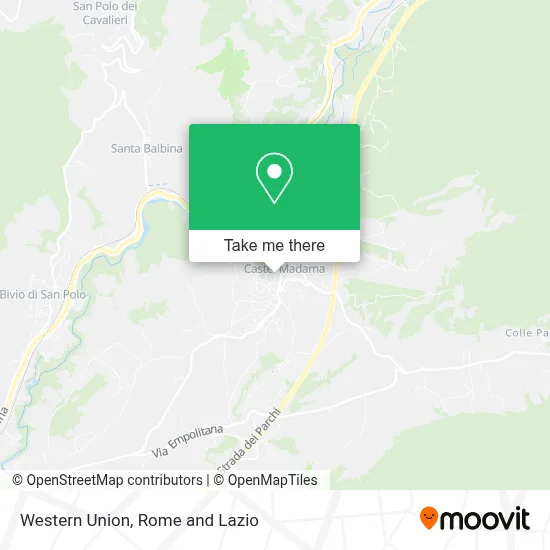 Western Union map