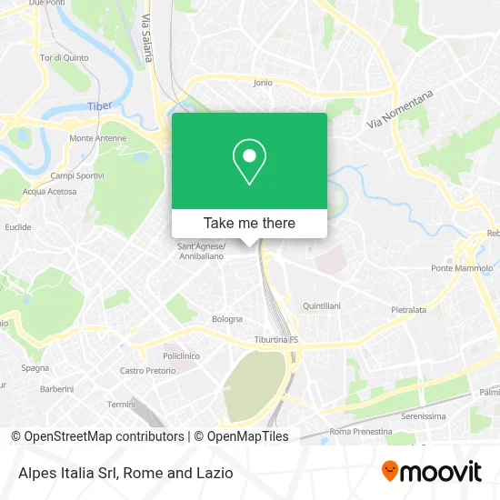 Alpes Italia Srl map