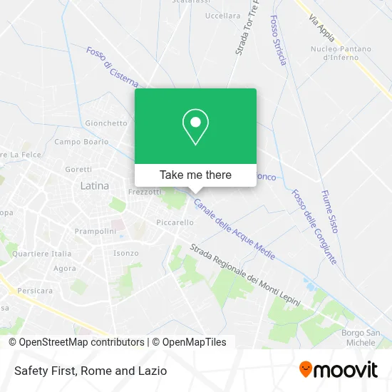 Safety First map