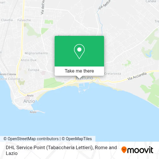 DHL Service Point (Tabaccheria Lettieri) map
