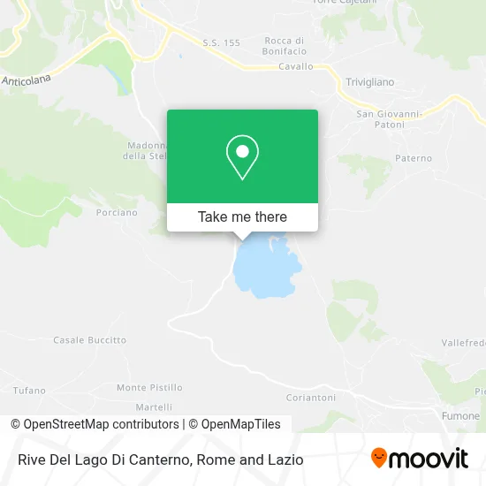 Rive Del Lago Di Canterno map