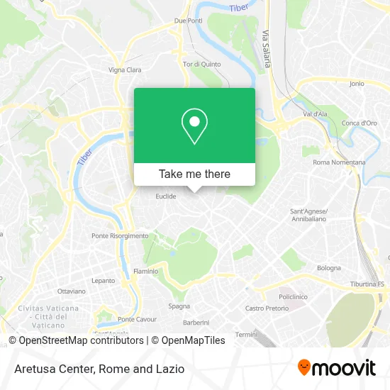 Aretusa Center map