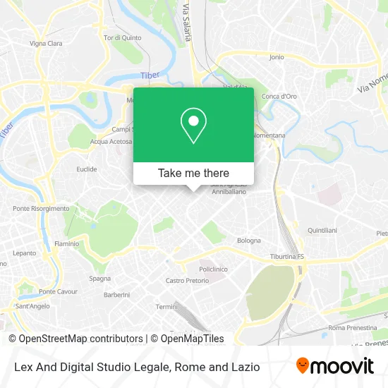 Lex And Digital Studio Legale map