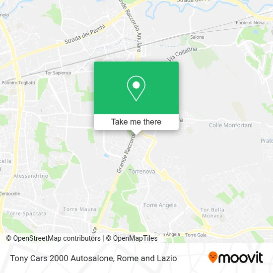 Tony Cars 2000 Autosalone map