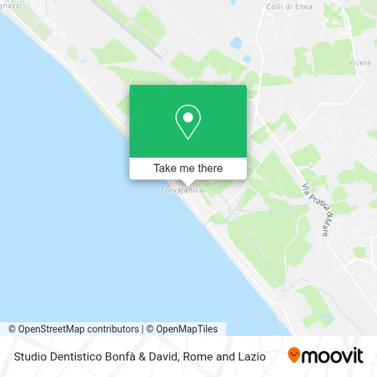Studio Dentistico Bonfà & David map