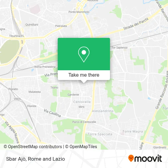 Sbar Ajò map