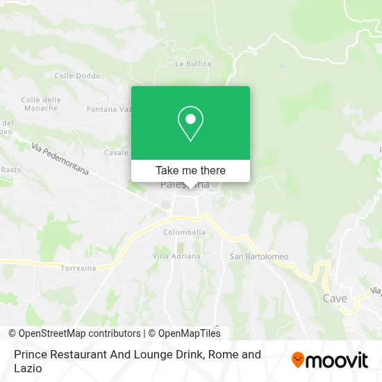 Prince Restaurant And Lounge Drink map