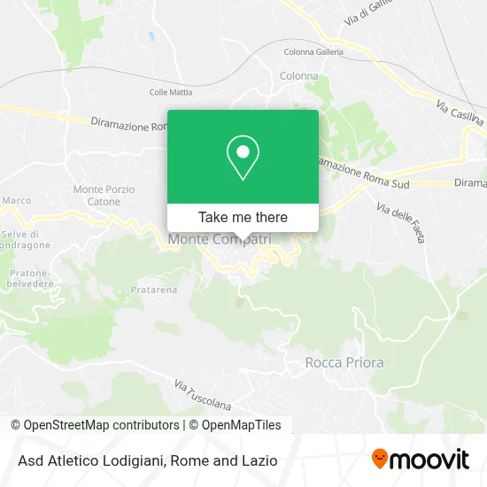 Asd Atletico Lodigiani map