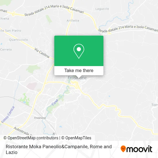 Ristorante Moka Paneolio&Campanile map