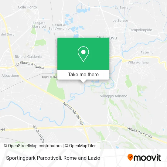 Sportingpark Parcotivoli map