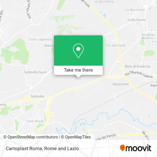 Cartoplast Roma map