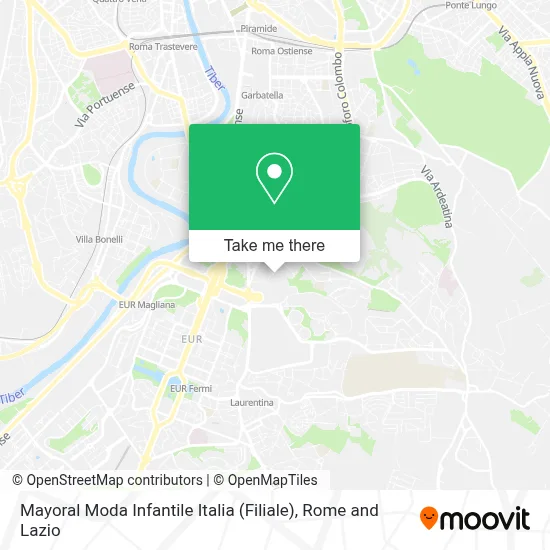 Mayoral Moda Infantile Italia (Filiale) map