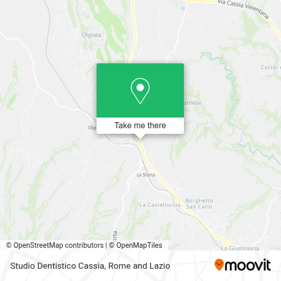 Studio Dentistico Cassia map