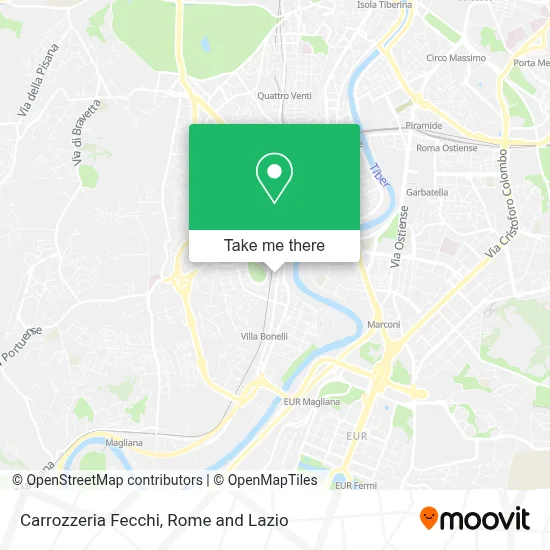 Carrozzeria Fecchi map
