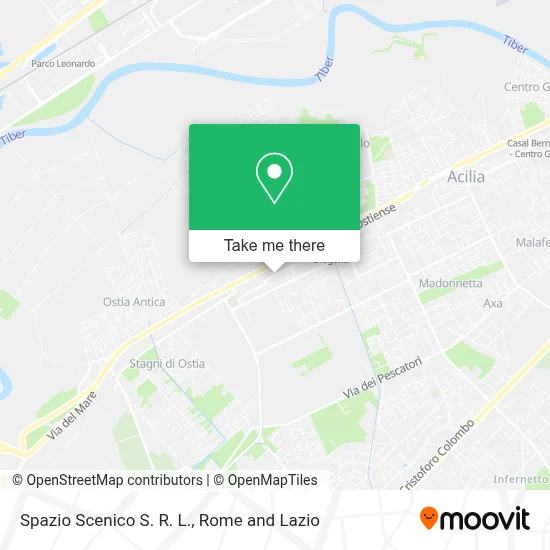 Spazio Scenico S. R. L. map