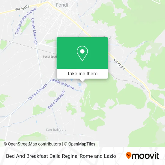 Bed And Breakfast Della Regina map