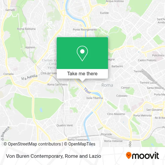Von Buren Contemporary map