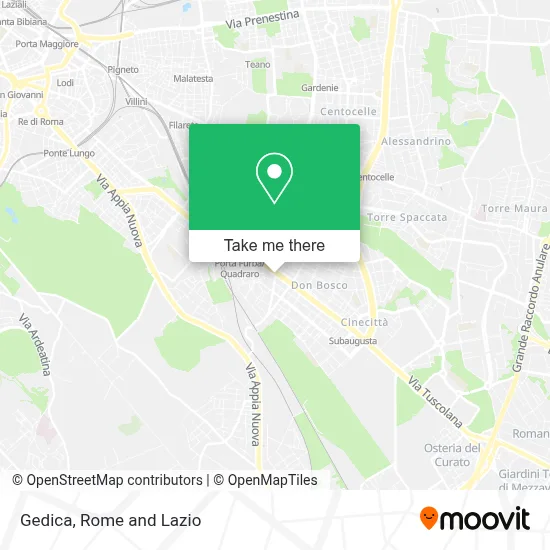 Gedica map
