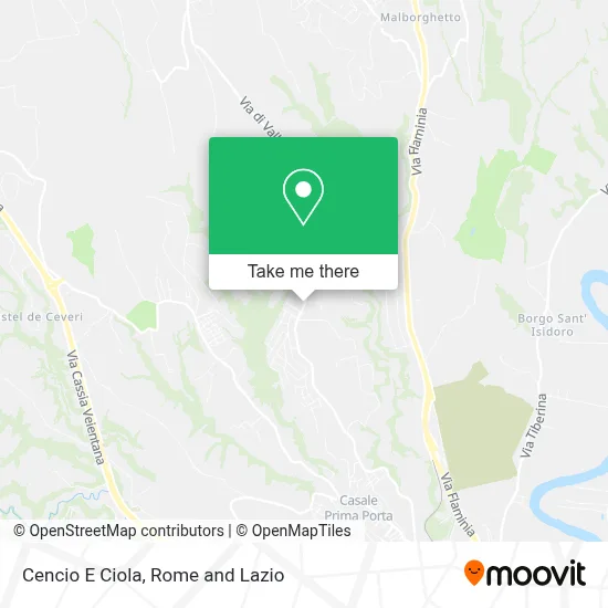 Cencio E Ciola map