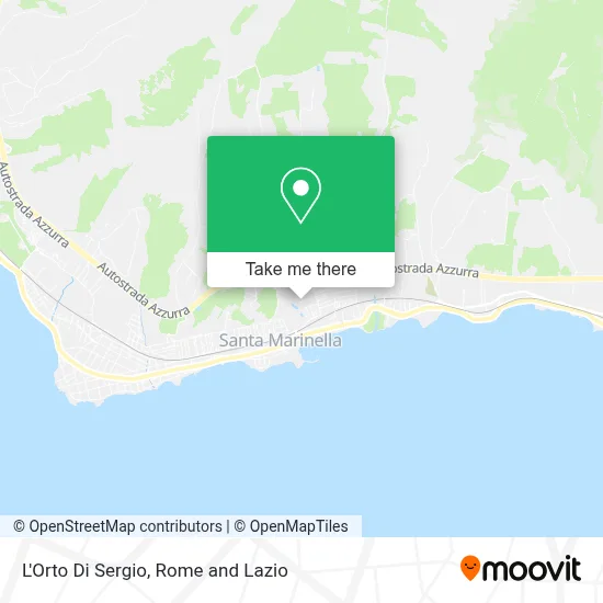 L'Orto Di Sergio map