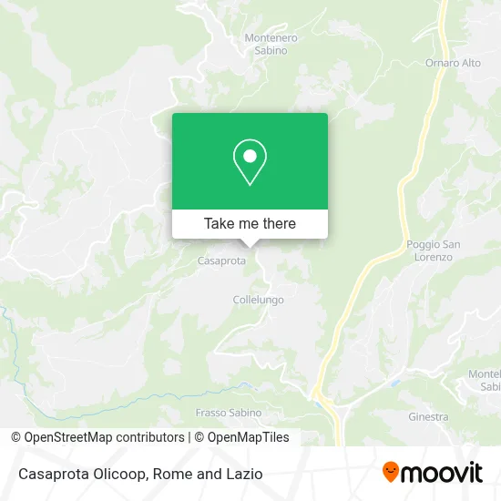 Casaprota Olicoop map