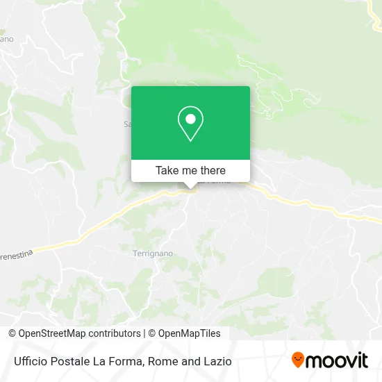 Ufficio Postale La Forma map