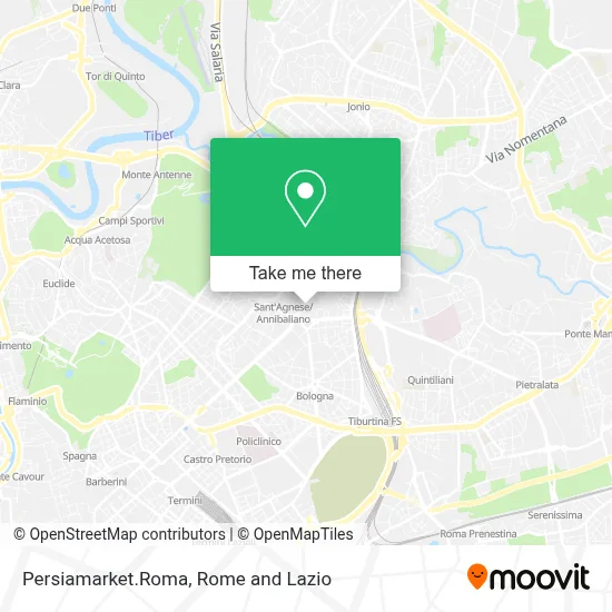 Persiamarket.Roma map