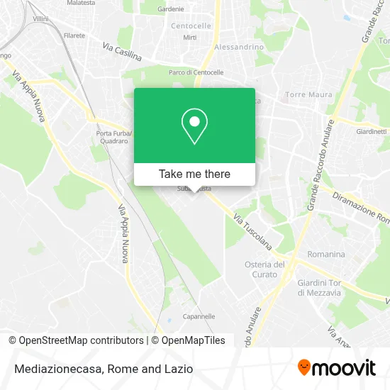 Mediazionecasa map