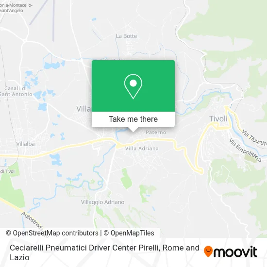 Ceciarelli Pneumatici Driver Center Pirelli map