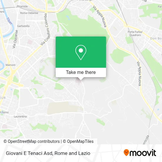 Giovani E Tenaci Asd map