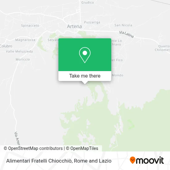 Alimentari Fratelli Chiocchiò map
